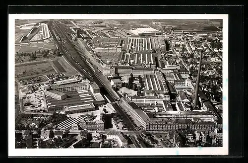 AK Rüsselsheim, Blick auf die Opelwerke