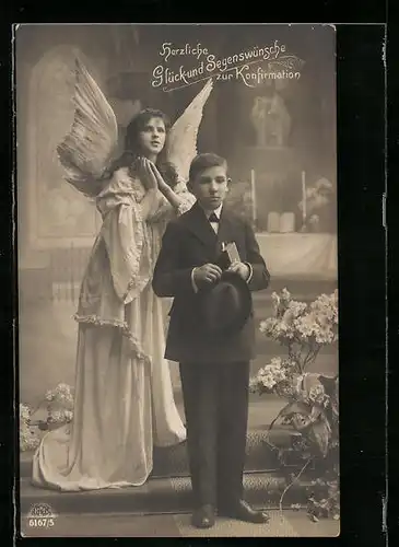 AK Schutzengel begleitet Jungen zur Konfirmation