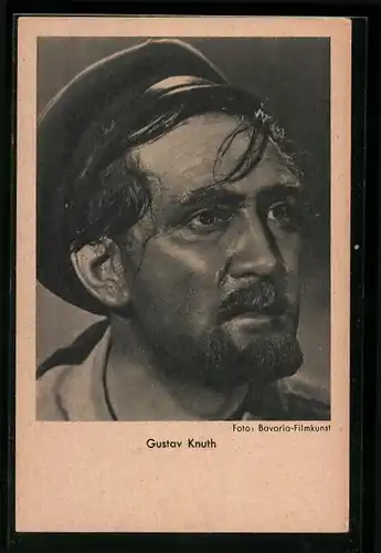 AK Schauspieler Gustav Knuth im Kostüm einer Filmrolle
