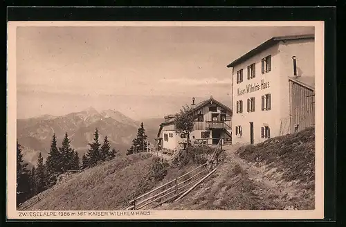 AK Zwieselalpe, Blick auf Kaiser Wilhelm Haus