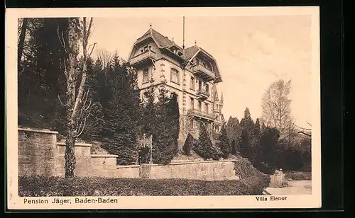 AK Baden-Baden, Pension Jäger, Villa Elenor