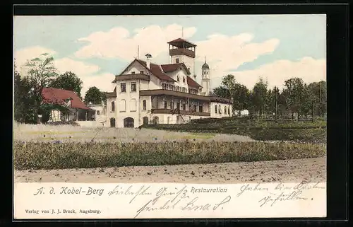 AK Kobelberg, Blick auf das Restaurant Kobel-Berg