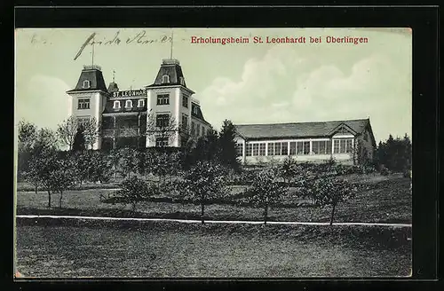 AK Ueberlingen, das Erholungsheim St. Leonhardt