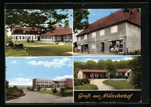 AK Münchehof, Geschäft, Ortspartien