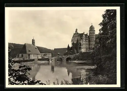 Foto-AK Deutscher Kunstverlag, Nr. 4: Hämelschenburg bei Hameln, Schloss der Herren von Klencke