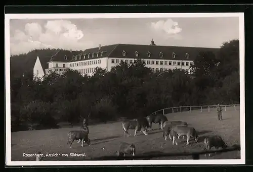 AK Rosenharz /Bodnegg, Landesregierungsheim St. Gertrudis, Ansicht von Südwest