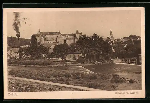 AK Colditz, Schloss u. Kirche