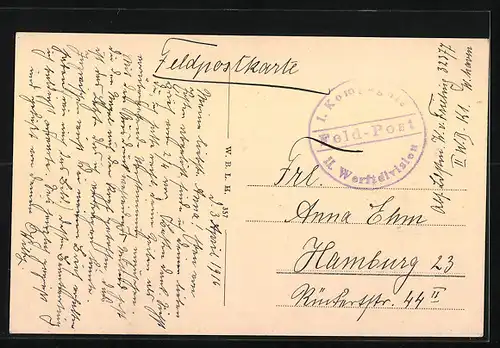 AK Wilhelmshaven, Signalstation mit Hafen