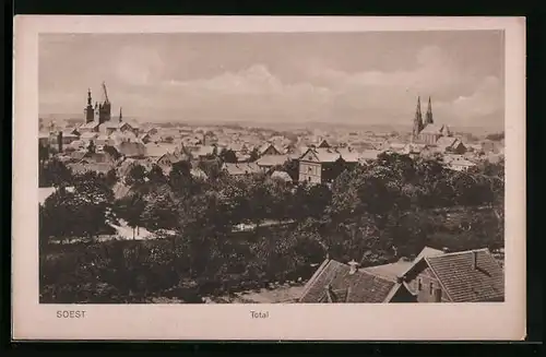 AK Soest, Totalansicht mit Kirche