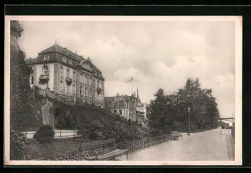 AK Bonn, Oberbergamt und Rheinanlagen