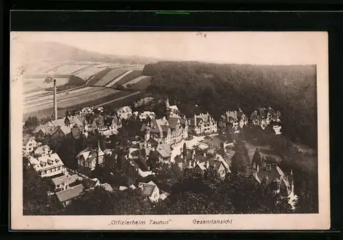 AK Falkenstein i. T., Offizierheim Taunus, Gesamtansicht