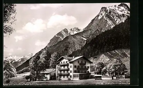 AK Hinterriss, Herzogl. Coburg. Gasthof Alpenhof