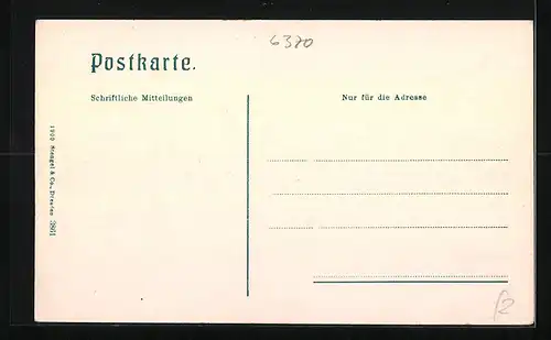 AK Kitzbühel /Giselabahn, Ortsansicht gegen das Gebirge