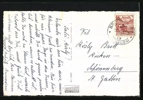 AK Furth, Ortsansicht mit Auboden