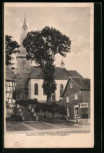 AK Eckenhagen, Kirche des Luftkurortes