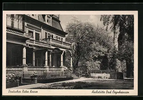 AK Bad Oeynhausen, Heilstätte des Deutschen Roten Kreuzes