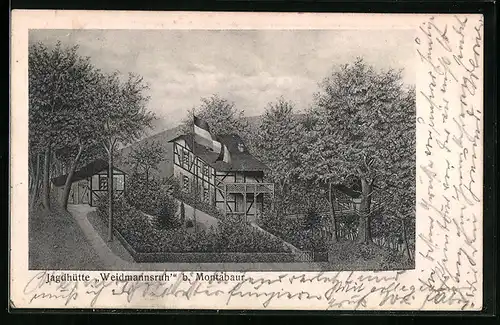 AK Montabaur, Gasthaus Jagdhütte Weidmannsruh