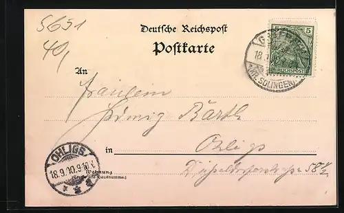 AK Gräfrath, Hotel Restaurant Zur Post