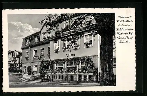 AK Waldbreitbach b. Neuwied, Hotel und Pension Wiedischer Hof