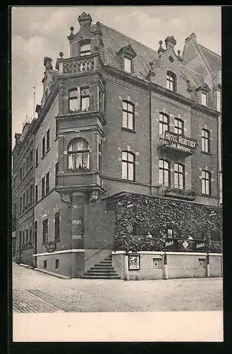 AK Boppard a. Rh., Hotel und Weinhandlung Rebstock