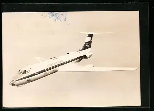 AK Turbinenluftstrahlverkehrsflugzeug TU 134 von der Fluggesellschaft Interflug