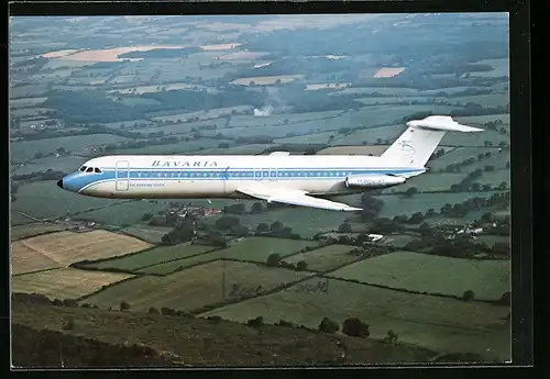 AK Flugzeug Bac Super One-Eleven Holiday Jet, Bavaria Fluggesellschaft
