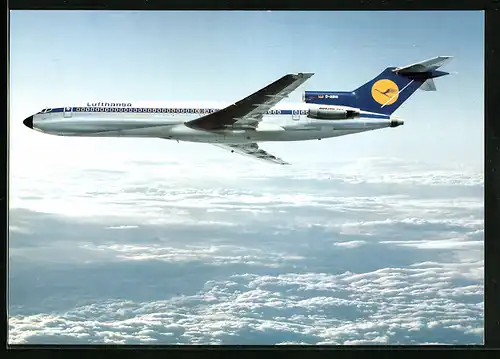 AK Flugzeug Europa Jet B 727, Lufthansa