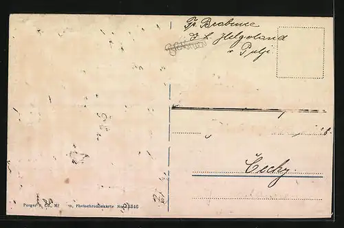 AK Cetinje, Blick auf den Ort