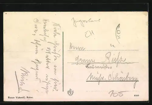 AK Cattaro, Partie im Ort am Waffenplatz