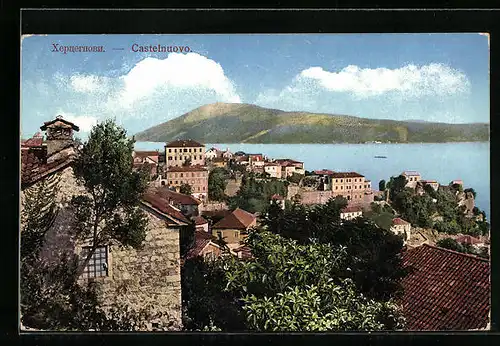 AK Castelnuovo, Blick über die Dächer der Stadt