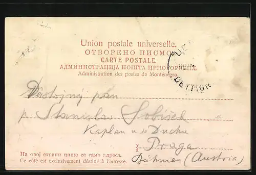 AK Cettigne, Ortspanorama