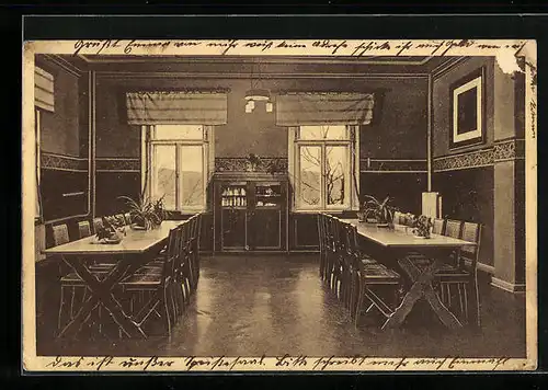 AK Etzelbach /Thür., Genesungsheim, Speisesaal