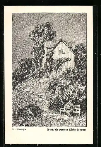 Künstler-AK Otto Ubbelohde: Wenn die warmen Nächte kommen