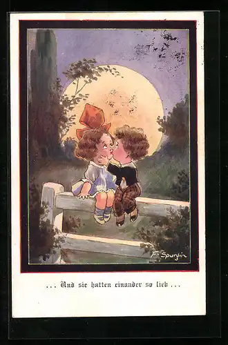 Künstler-AK Fred Spurgin: Und sie hatten einander so lieb...