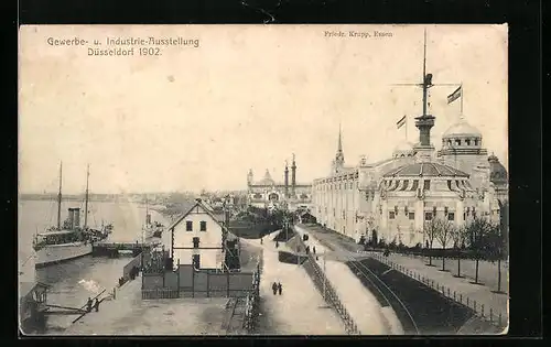AK Düsseldorf, Gewerbe- und Industrie-Ausstellung 1902