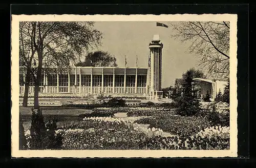 AK Essen, Reichsgartenschau, Ausstellung 1938, -Fahne