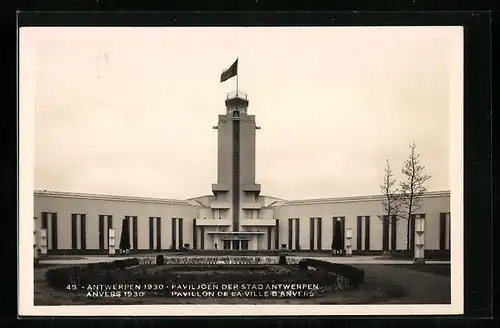 AK Anvers, Ausstellung 1930, Pavillon de la Ville d`Anvers