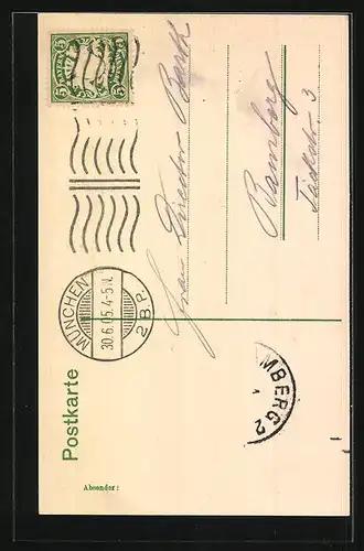 AK München, Wanderausstellung d. Deutschen Landwirtschaftsgesellschaft 1905, Eingangsportal