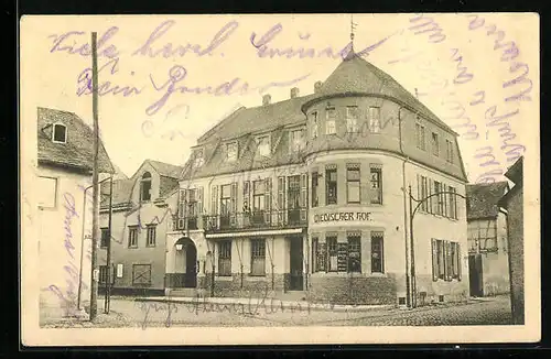 AK Oberbieber, Hotel-Restaurant Wiedischer Hof & Strasseneck