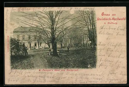 AK Stolberg, Hotel und Restaurant Steinbach-Hochwald von N. Panquet