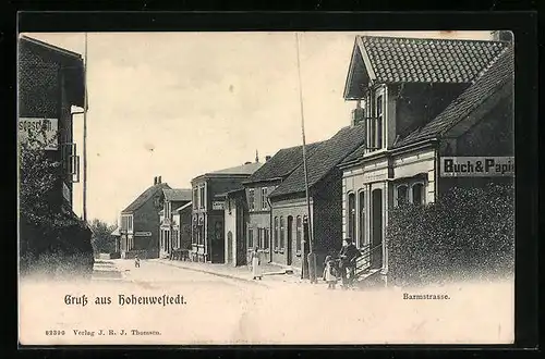 AK Hohenwestedt, Partie in der Barmstrasse