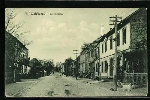 AK Waldbroel, Blick auf die Hauptstrasse