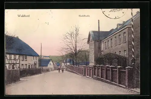 AK Waldbröl, Ansicht Hochstrasse