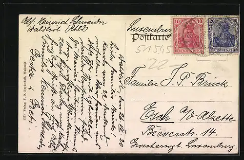 AK Waldbröl, Ansicht Hochstrasse