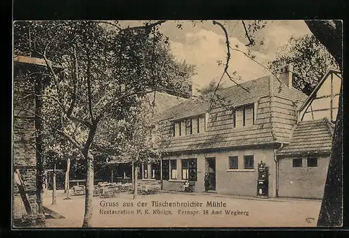 AK Wegberg, Gasthof Tüschenbroicher Mühle
