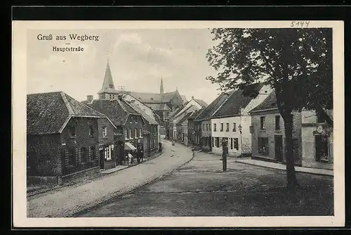 AK Wegberg, Blick auf die Hauptstrasse