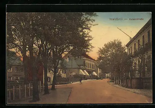 AK Waldbröl, Ansicht Kaiserstrasse