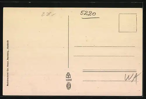 AK Waldbröl, Ansicht Kaiserstrasse