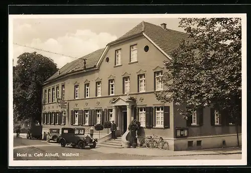 AK Waldbröl /Rhld., Hotel u. Cafe Althoff