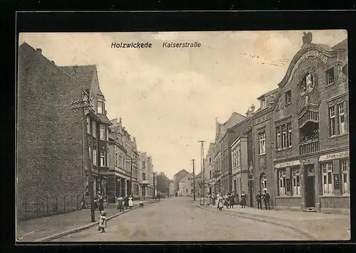 AK Holzwickede, Blick auf die Kaiserstrasse